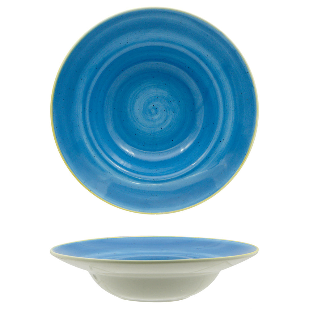 Piatto pasta java bowl cm.25 aqua blu sango