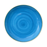 Piatto piano java cm.27 aqua blu sango