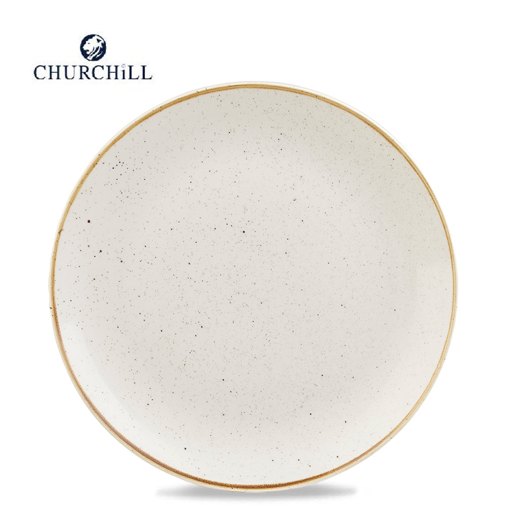 Piatto piano stonecast cm.28,8 barley cream churchill