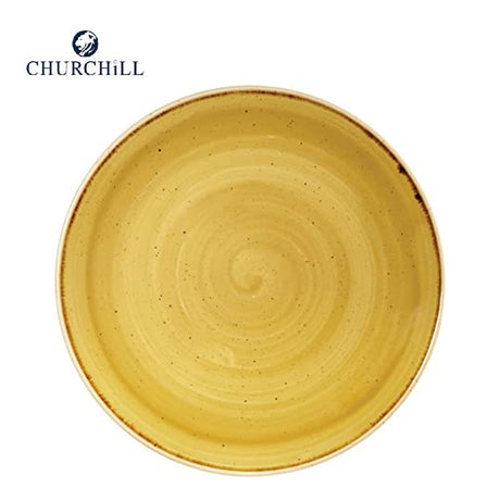 Piatto piano stonecast cm.28,8 mustard seed yellow churchill