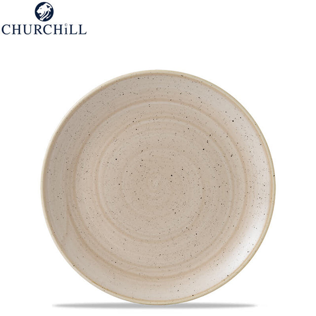 Piatto piano stonecast cm.28,8 nutmeg cream churchill