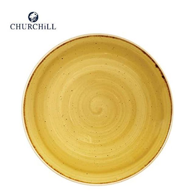 Piatto piano stonecast cm.26 mustard seed yellow churchill