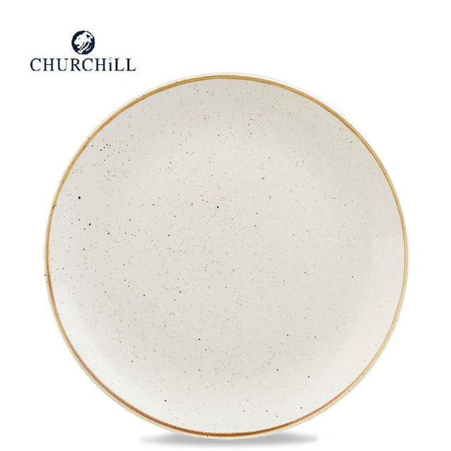 Piatto dessert stonecast cm.21,7 barley cream churchill