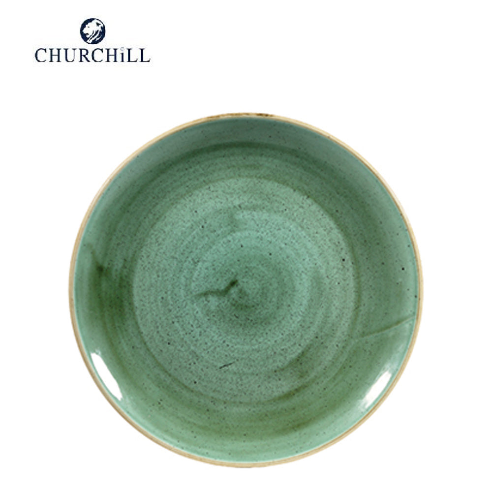 Piatto dessert stonecast cm.21,7 samphire green churchill