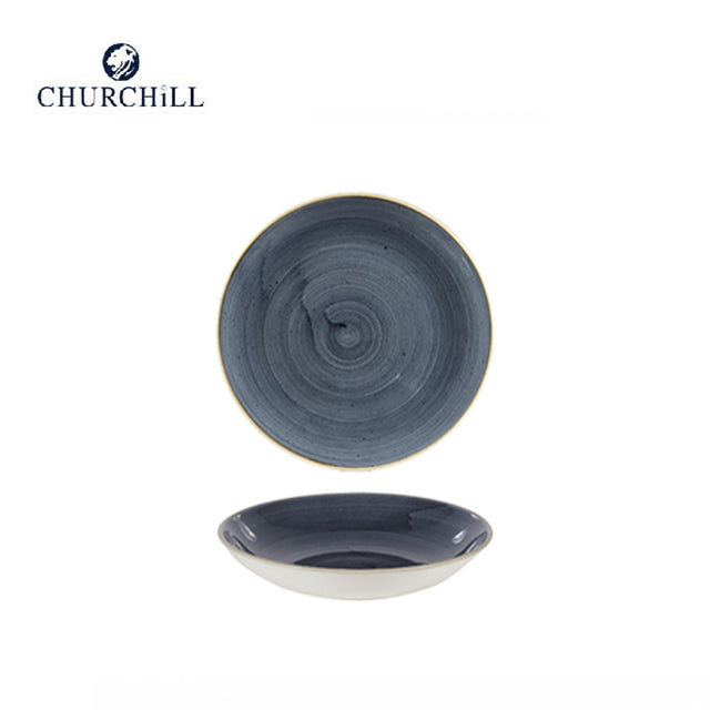 Piatto fondo stonecast cm.18,2 coup blueberry churchill