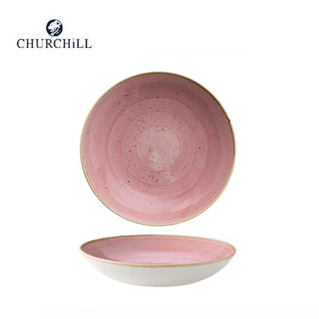 Piatto fondo stonecast cm.24,8 coup petal pink churchill