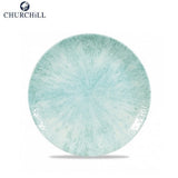 Piatto piano studio prints stone cm.28,8 aquamarine