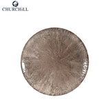 Piatto piano studio prints stone cm.26 zircon brown