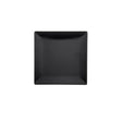 Piatto piano boston cm.24x24 stoneware nero opaco