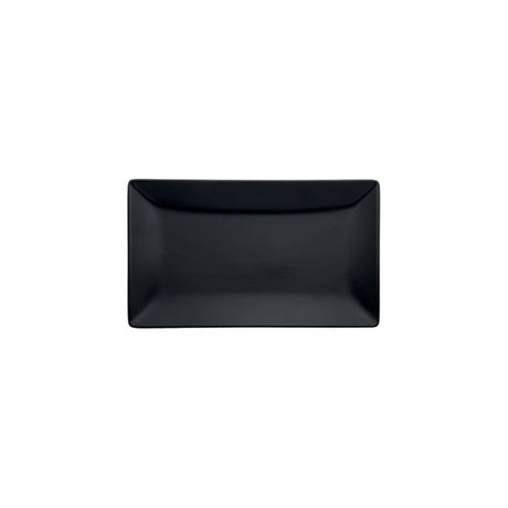 Piatto rettangolare tokio cm.25x15 stoneware nero opaco