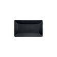 Piatto rettangolare tokio cm.34x22 stoneware nero opaco