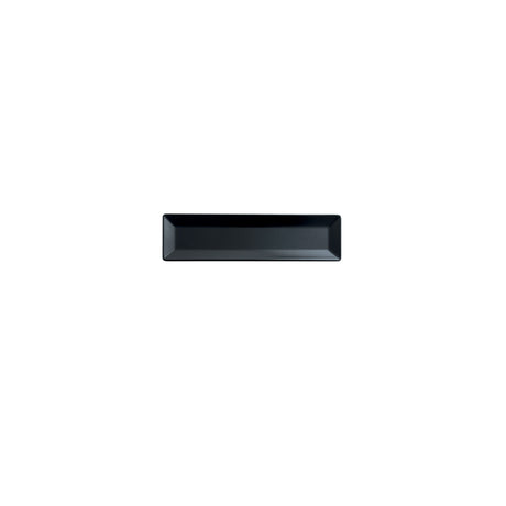 Vassoio rettangolare tokio cm.30x8 stoneware nero opaco