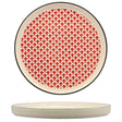 Piatto nordico mosaik ø cm.26,6 red