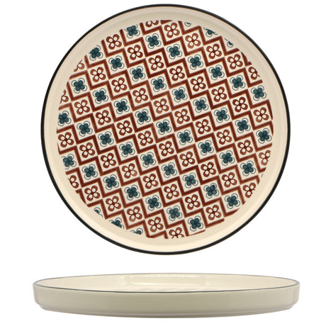 Piatto nordico mosaik ø cm.21 brown