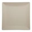 Piatto dessert boston cm.18x18 stoneware sabbia