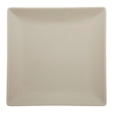 Piatto dessert boston cm.18x18 stoneware sabbia