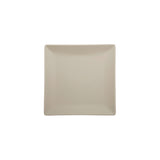 Piatto dessert boston cm.18x18 stoneware sabbia