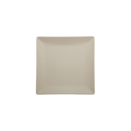 Piatto dessert boston cm.18x18 stoneware sabbia