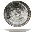 Piatto dessert black round cm.21 saturnia