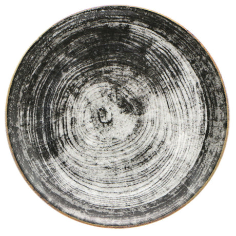 PIATTO DESSERT BLACK ROUND CM.21 SATURNIA
