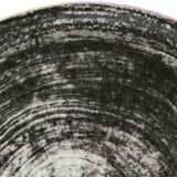 Piatto fondo black round ischia cm.23 saturnia
