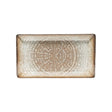 Piatto rettangolare crete cm.29x17,5 saturnia