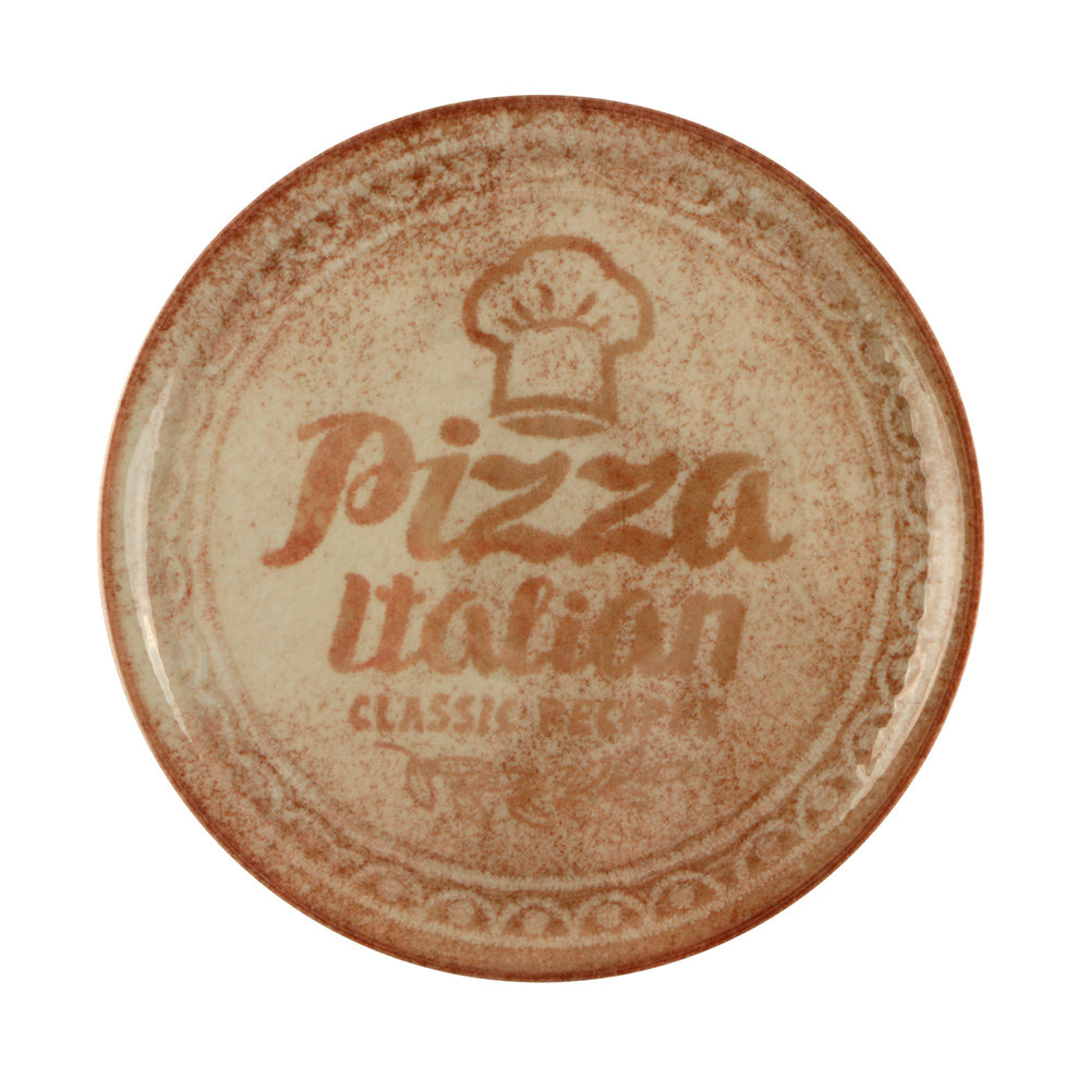 Piatto pizza recipes cm.31 terracotta saturnia
