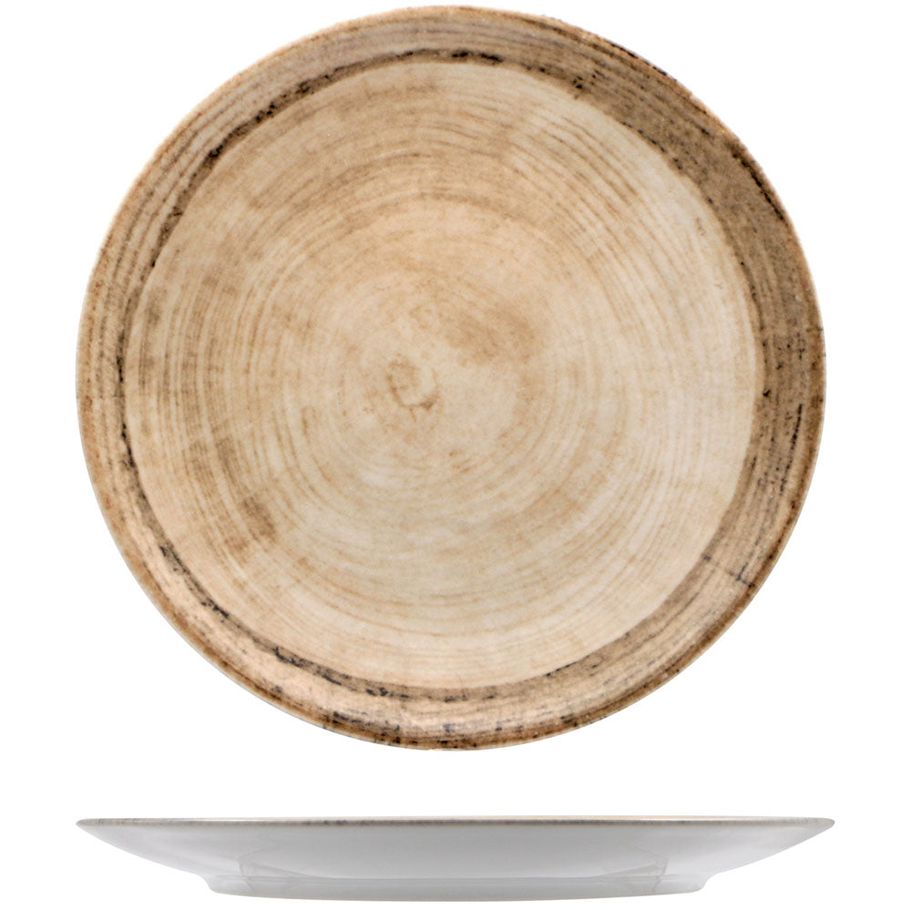 Piatto rotondo tree tabacco cm.31 saturnia