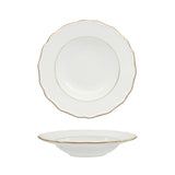Piatto fondo diana gold cm.23 fenixe