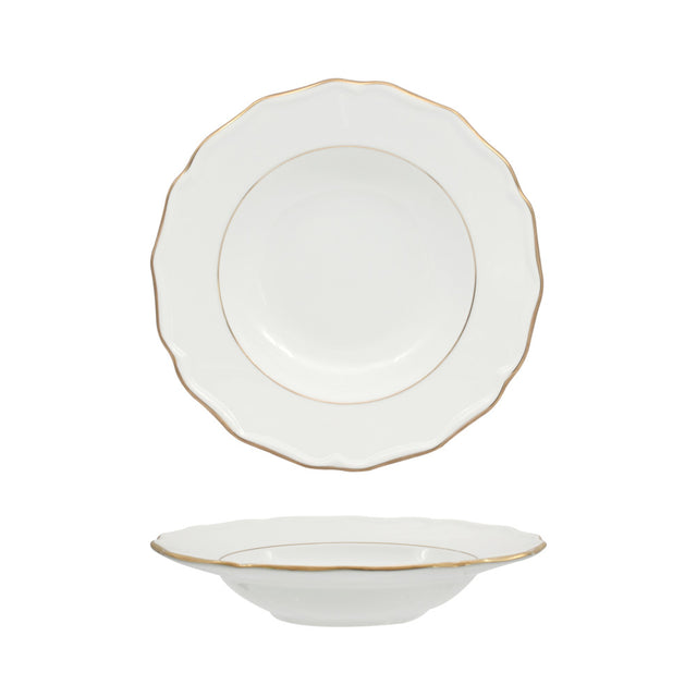 Piatto fondo diana gold cm.23 fenixe