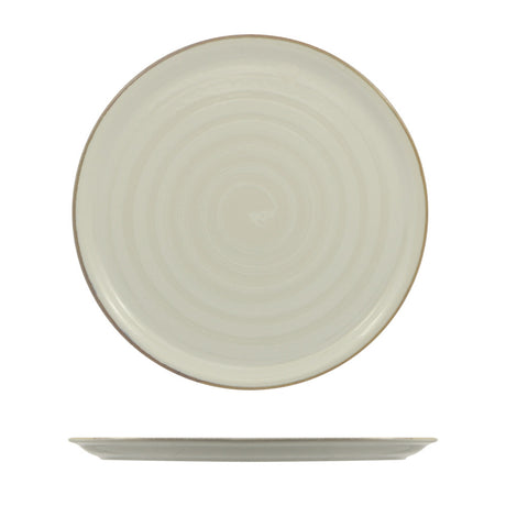 Piatto pizza vortex bianco cm.33 saturnia