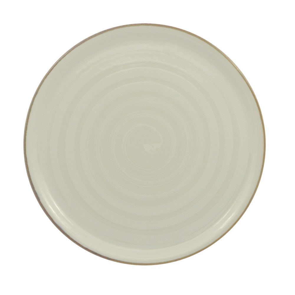 Piatto pizza vortex bianco cm.33 saturnia