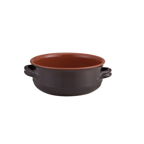 Casseruola terracotta 2 manici cm.32 lt.7,4 senza coperchio