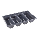 Portaposate plastica cm.53x32,5 self service 4 scomparti gastronorm