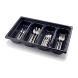 Portaposate plastica cm.53x32.5 self service 4 scomparti gastronorm
