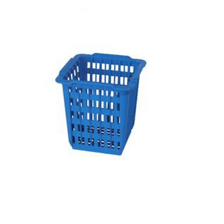 Cesto porta posate cm.12,5x12,5 h.13,5 plastica blu singolo