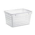Cesta polietilene rettangolare forata kg.60 cm.63x45 h.35