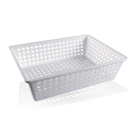 Cesta polipropilene rettangolare forata cm.40x30 h.10