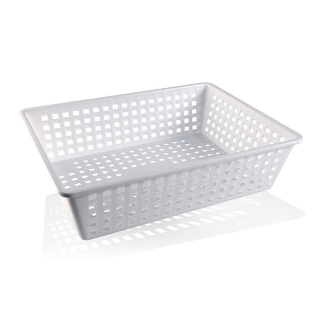 Cesta polipropilene rettangolare forata cm.40x30 h.10