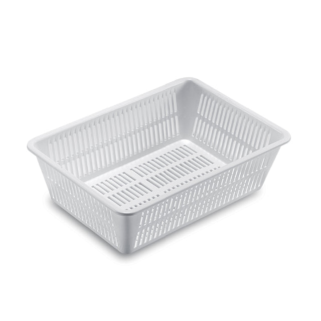 Cestino rettangolare forato cm.34x24 h.10 giganplast