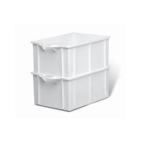 Contenitore plastica sovrapponibile diamant cm.50x40 h.25 senza coperchio