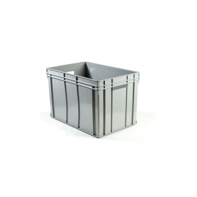 Contenitore plastica europa cm.60x40 h.32 grigio e6432