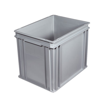 Contenitore plastica europa cm.40x30 h.22 grigio e4322