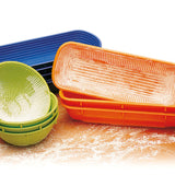 Cestino lievitazione impasto ø cm.22 rotondo gr.1000 arancione