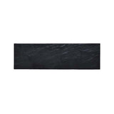 Vassoio melamina cm.53x16 nero effetto ardesia