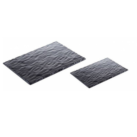 VASSOIO MELAMINA CM.53X32.5 GN 1/1 NERO EFFETTO ARDESIA