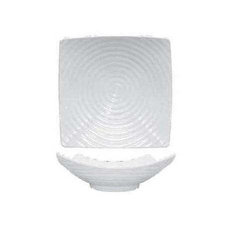 Coppa melamina quadrata con rilievo cm.40x40 h.13,5