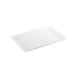 Vassoio melamina cm.30x21 bianco sambonet paderno