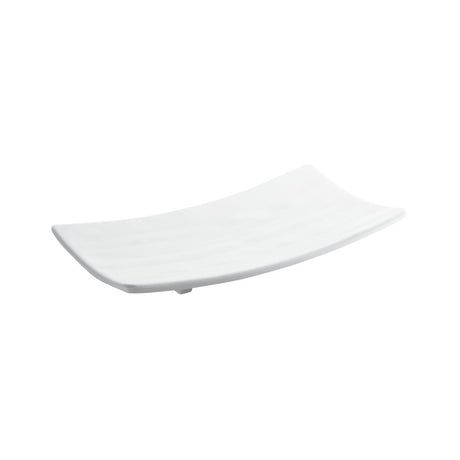 VASSOIO MELAMINA CM.22X12 H.3 PER SUSHI BIANCO ***