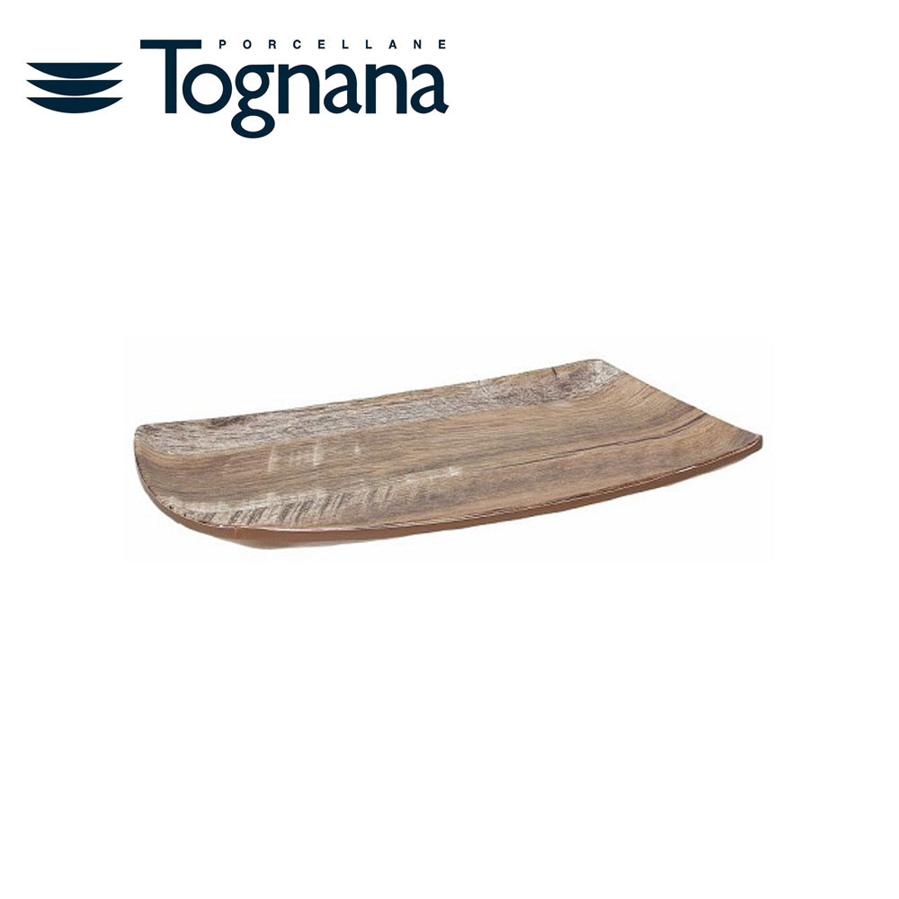 Piatto wood melamina cm.39x23,5 tognana